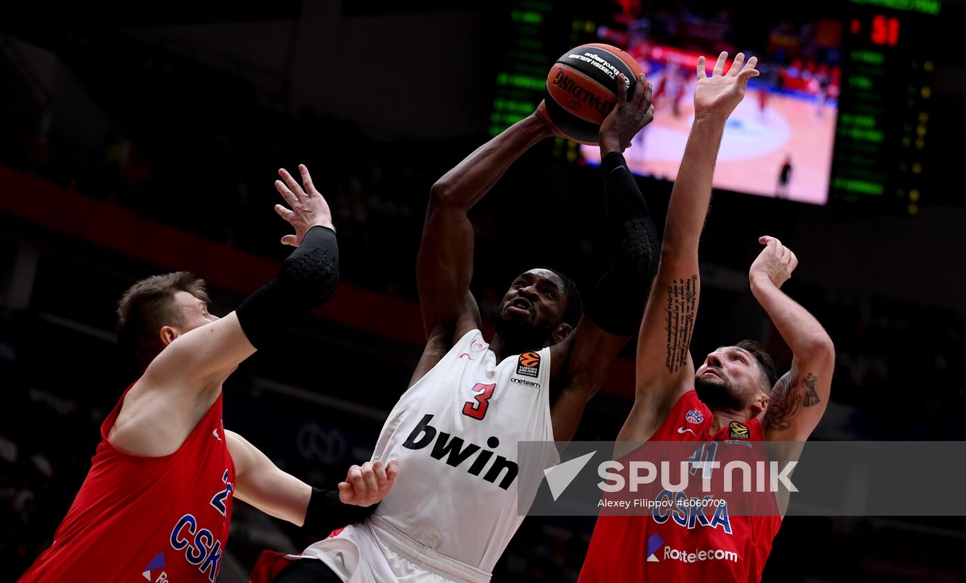 Russia Basketball Euroleague CSKA - Olympiacos