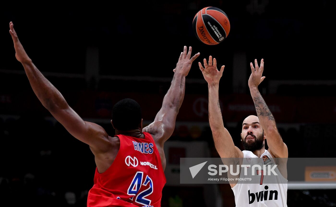 Russia Basketball Euroleague CSKA - Olympiacos