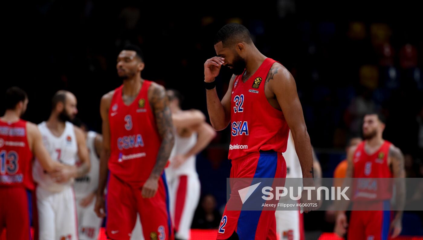 Russia Basketball Euroleague CSKA - Olympiacos