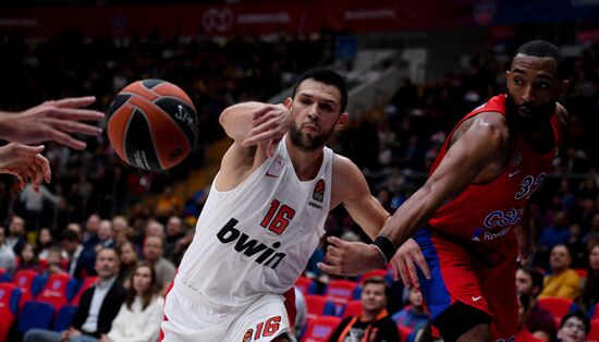 Russia Basketball Euroleague CSKA - Olympiacos