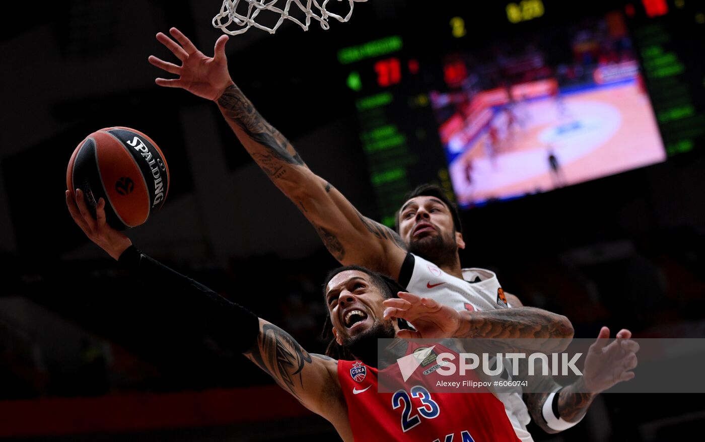 Russia Basketball Euroleague CSKA - Olympiacos