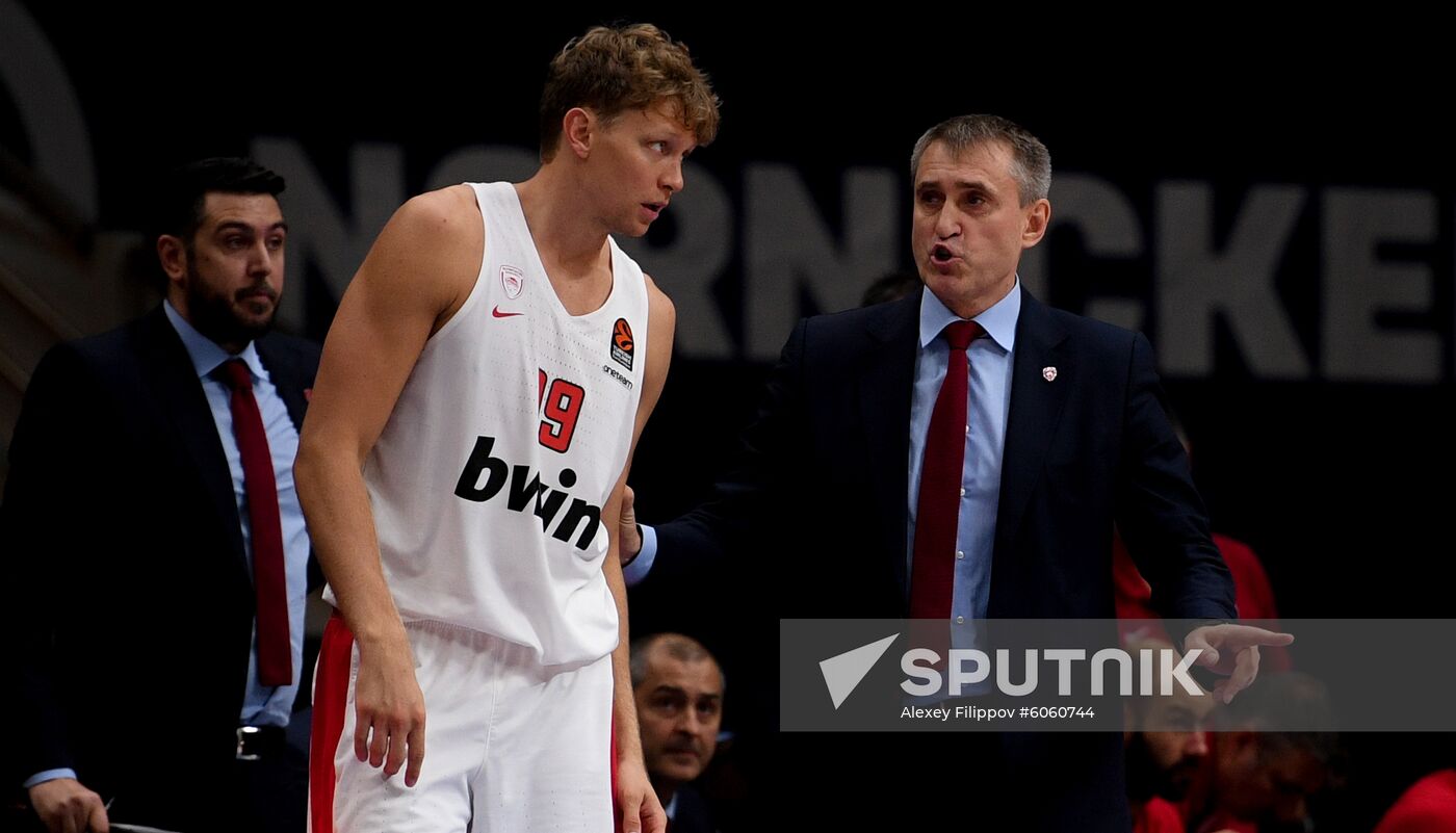 Russia Basketball Euroleague CSKA - Olympiacos