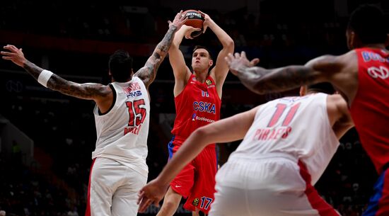 Russia Basketball Euroleague CSKA - Olympiacos
