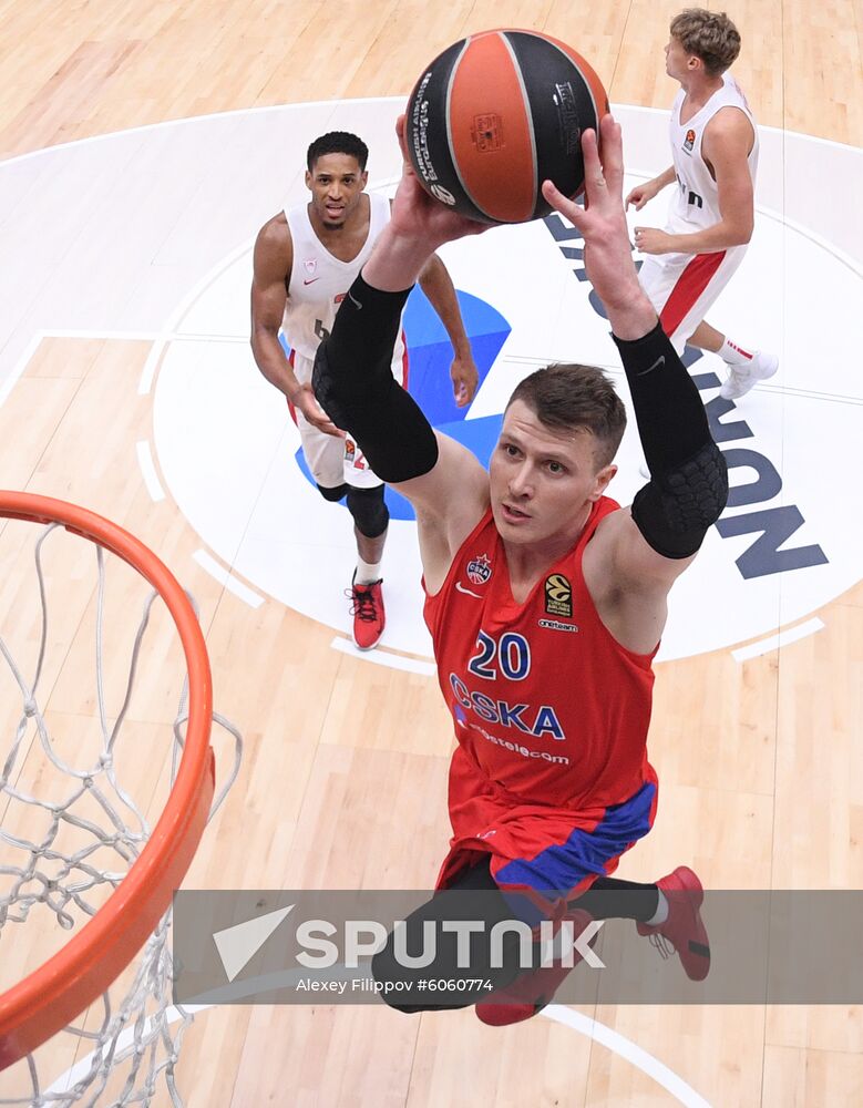 Russia Basketball Euroleague CSKA - Olympiacos