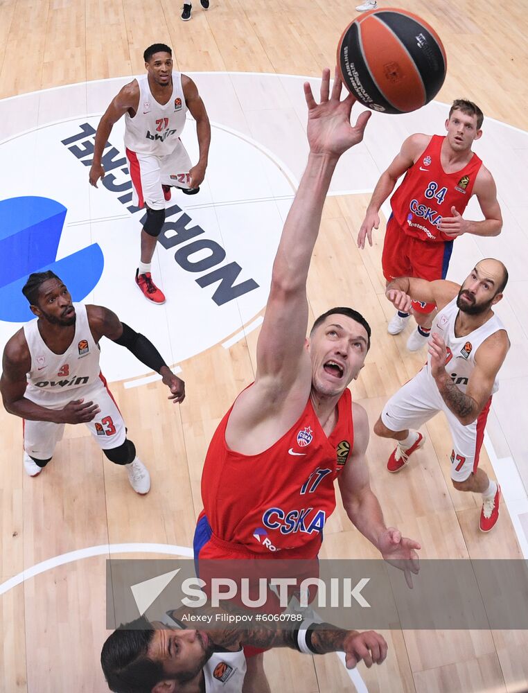 Russia Basketball Euroleague CSKA - Olympiacos