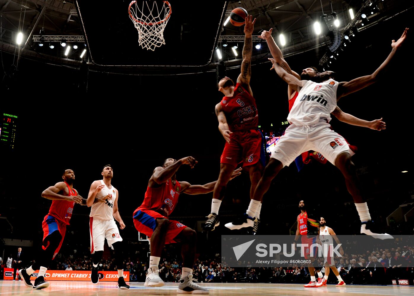 Russia Basketball Euroleague CSKA - Olympiacos