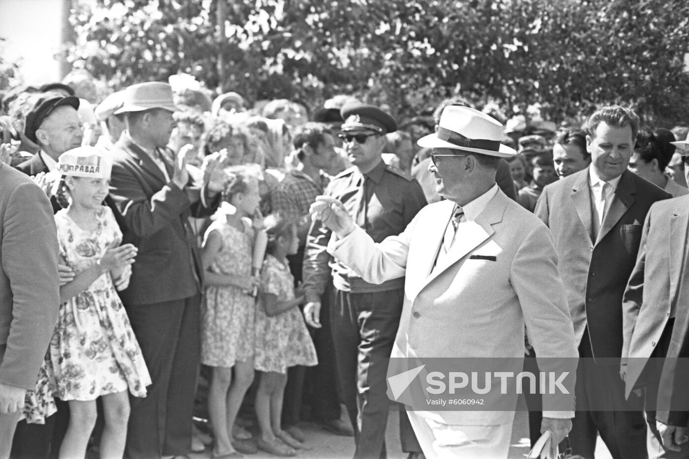 President of Socialist Federal Republic of Yugoslavia Josip Broz Tito visits USSR