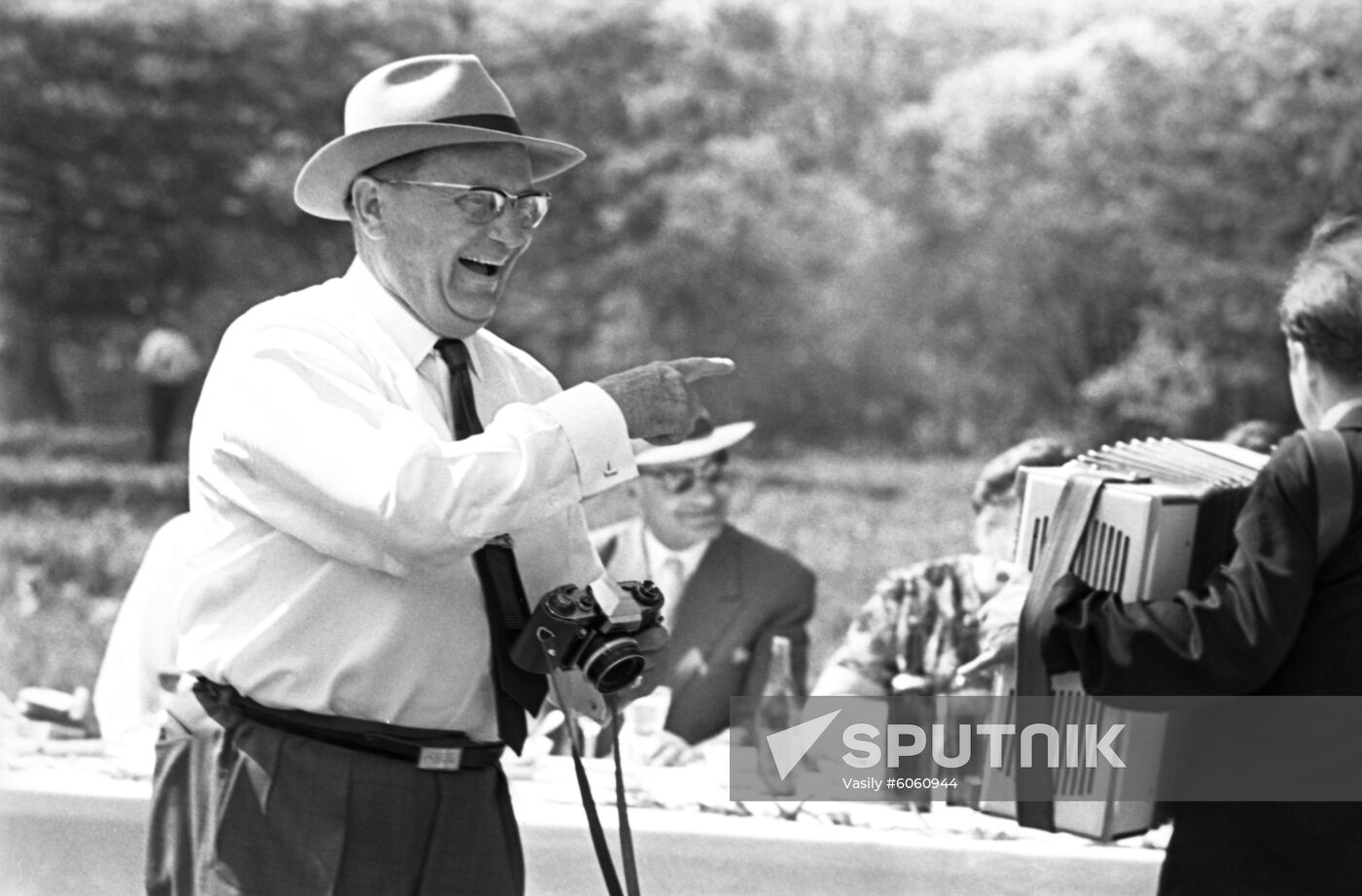 President of Socialist Federal Republic of Yugoslavia Josip Broz Tito visits USSR