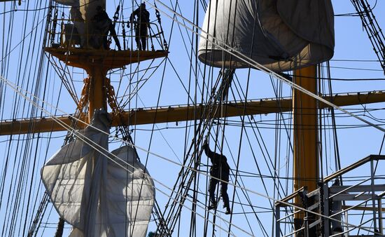 Russia Training Tall Ship Pallada  