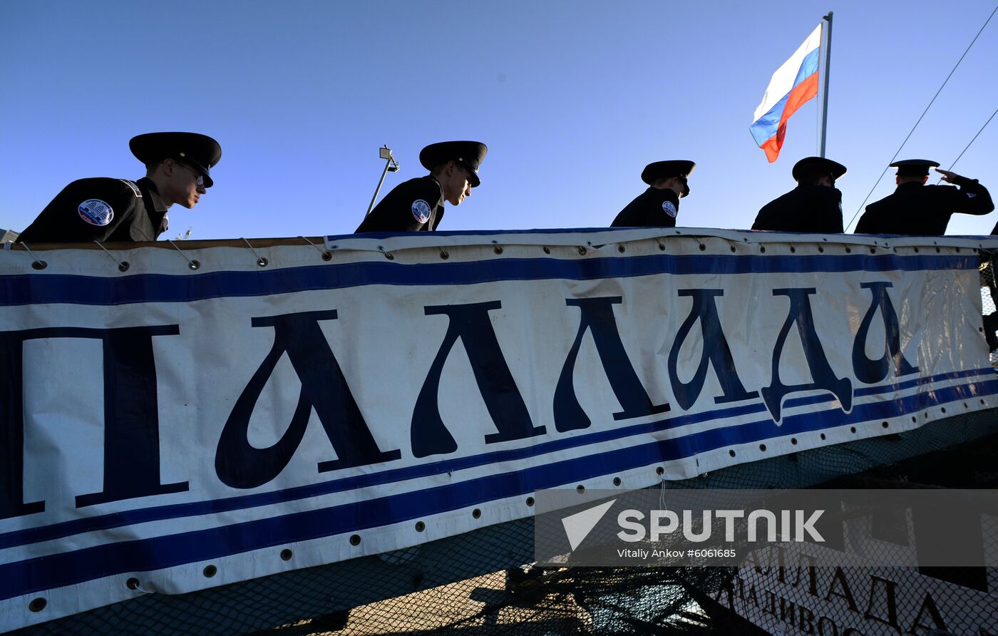 Russia Training Tall Ship Pallada