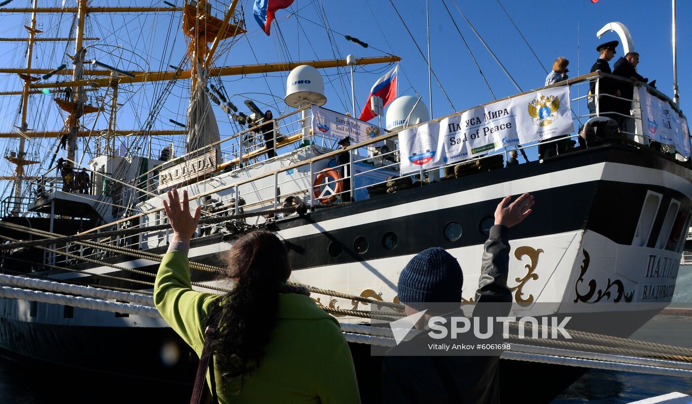 Russia Training Tall Ship Pallada