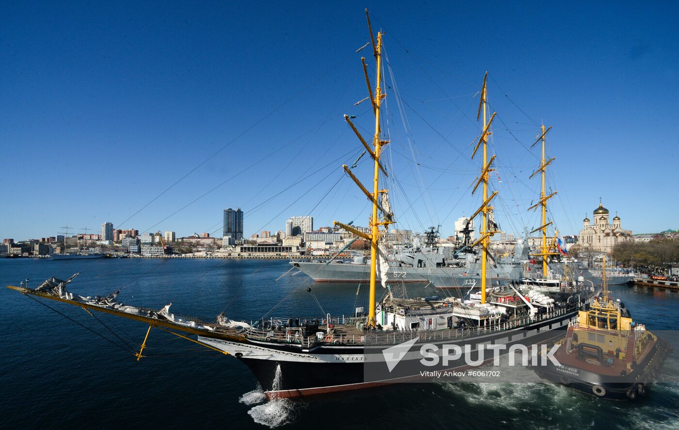 Russia Training Tall Ship Pallada