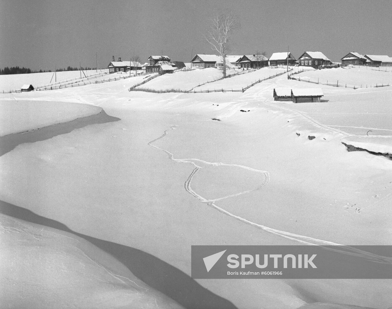 Korobeinikovo village in Vologda Region