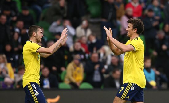 Russia Soccer Premier-League Krasnodar - Rostov