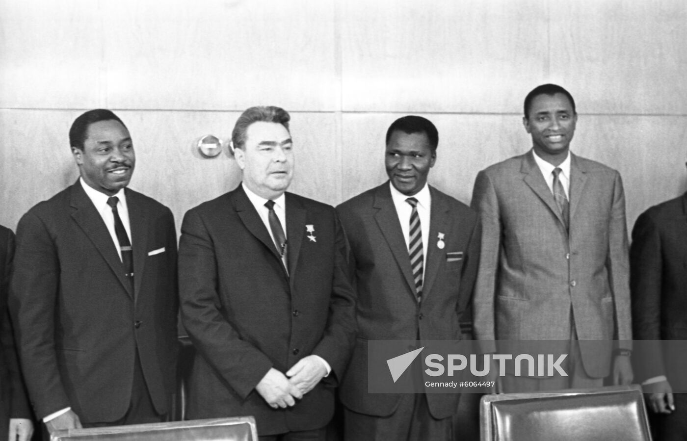 First President of Guinea Ahmed Sekou Toure visits USSR