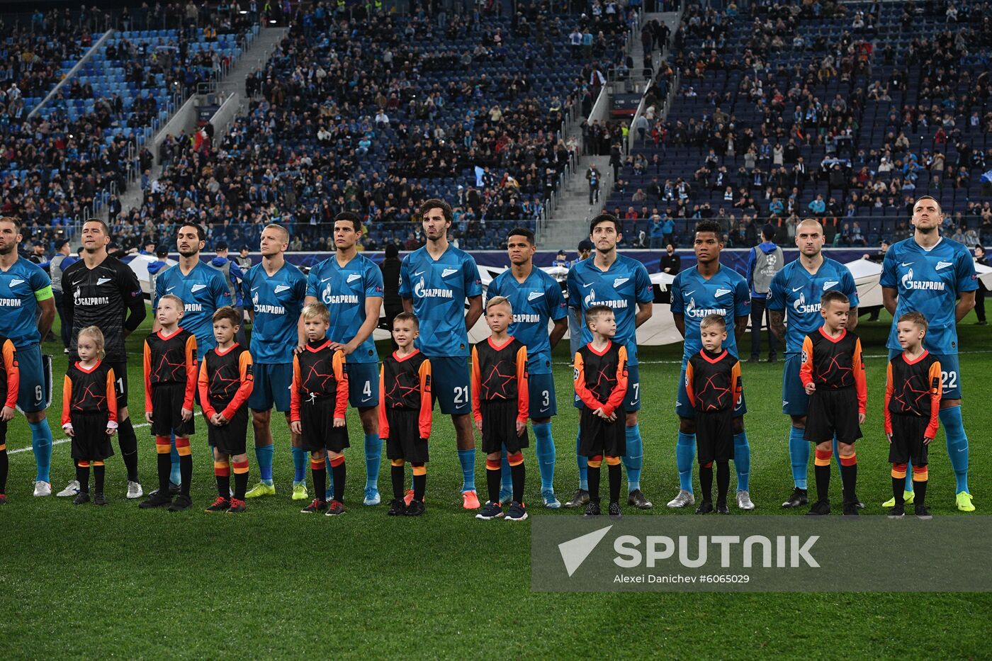 Russia Soccer Champions League Zenit - Leipzig