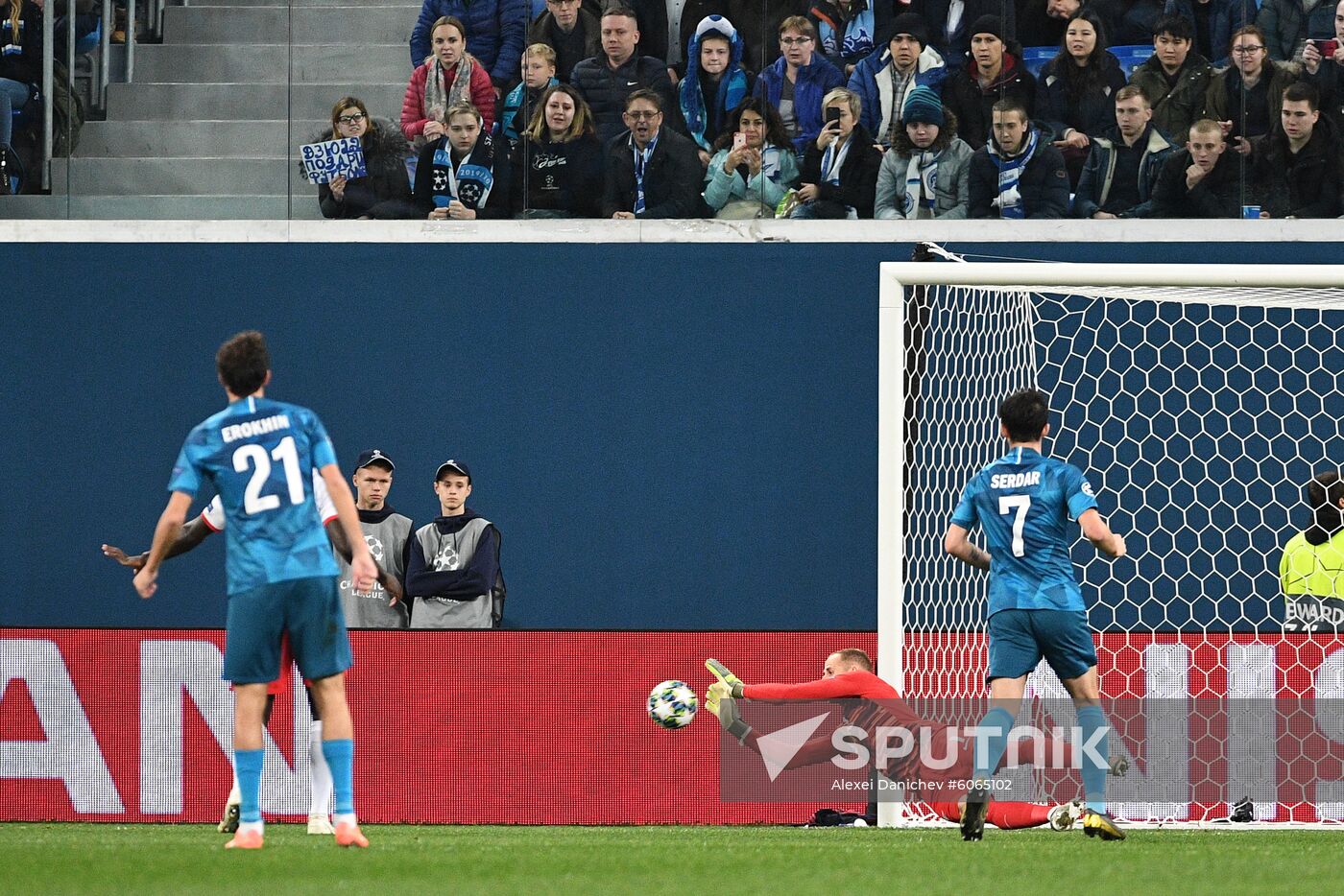 Russia Soccer Champions League Zenit - Leipzig