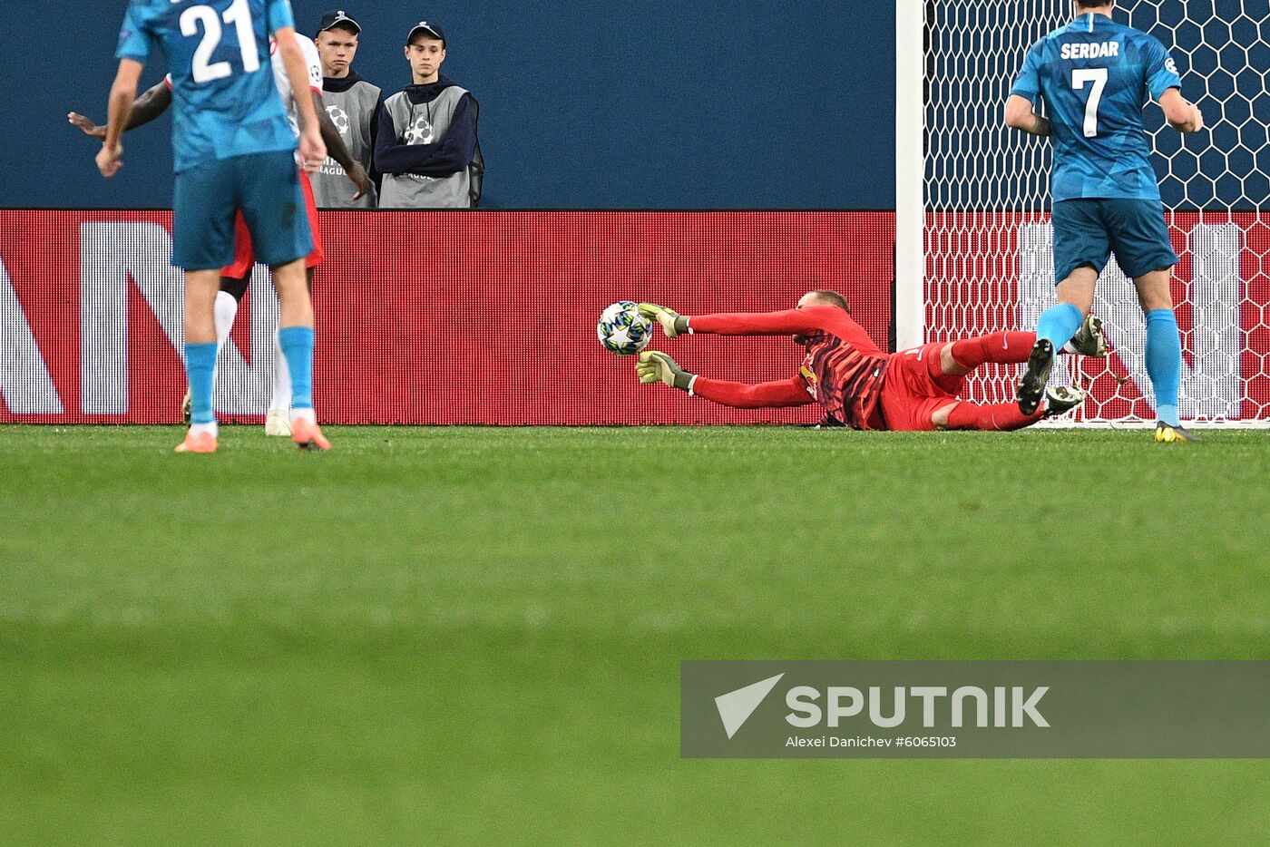 Russia Soccer Champions League Zenit - Leipzig