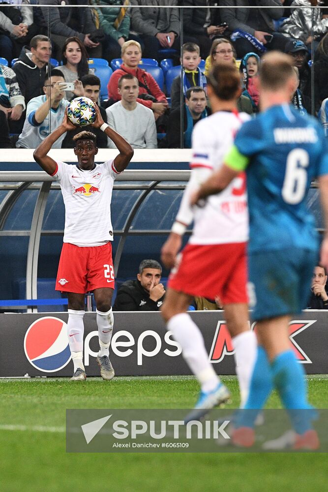 Russia Soccer Champions League Zenit - Leipzig