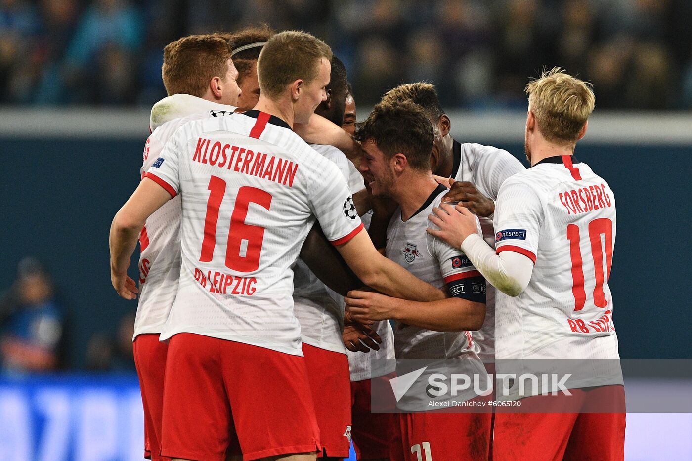 Russia Soccer Champions League Zenit - Leipzig