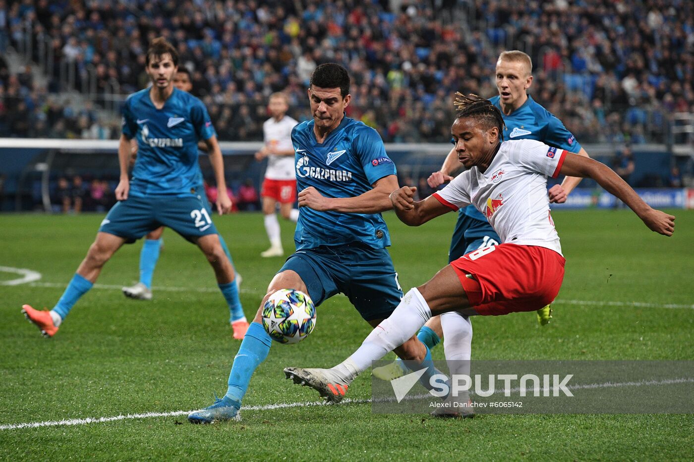 Russia Soccer Champions League Zenit - Leipzig