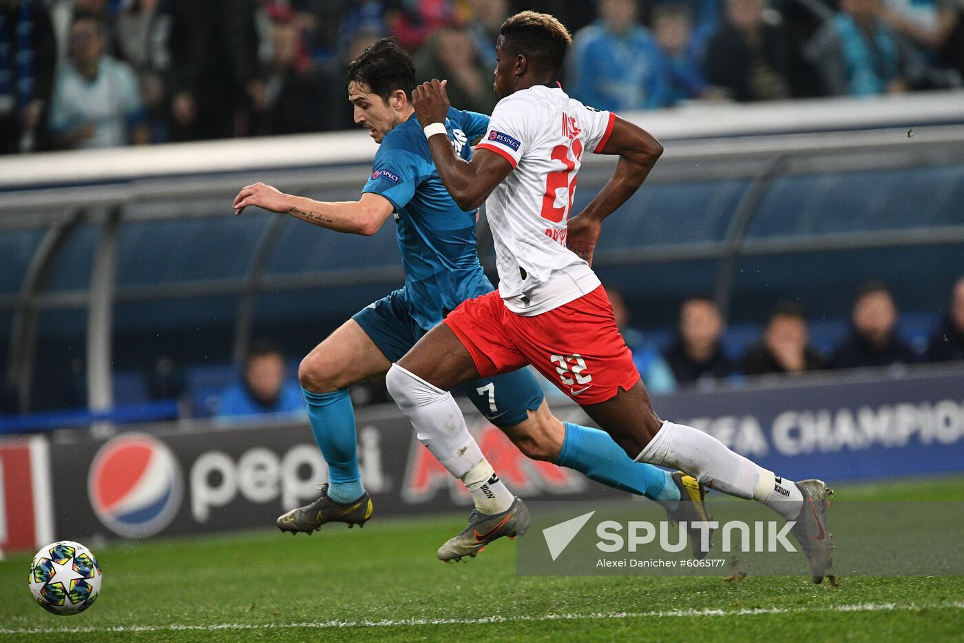 Russia Soccer Champions League Zenit - Leipzig