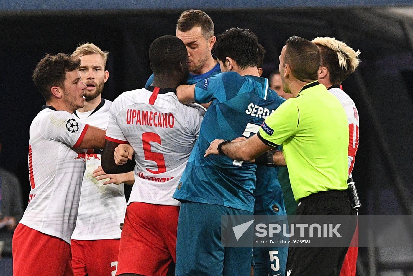 Russia Soccer Champions League Zenit - Leipzig