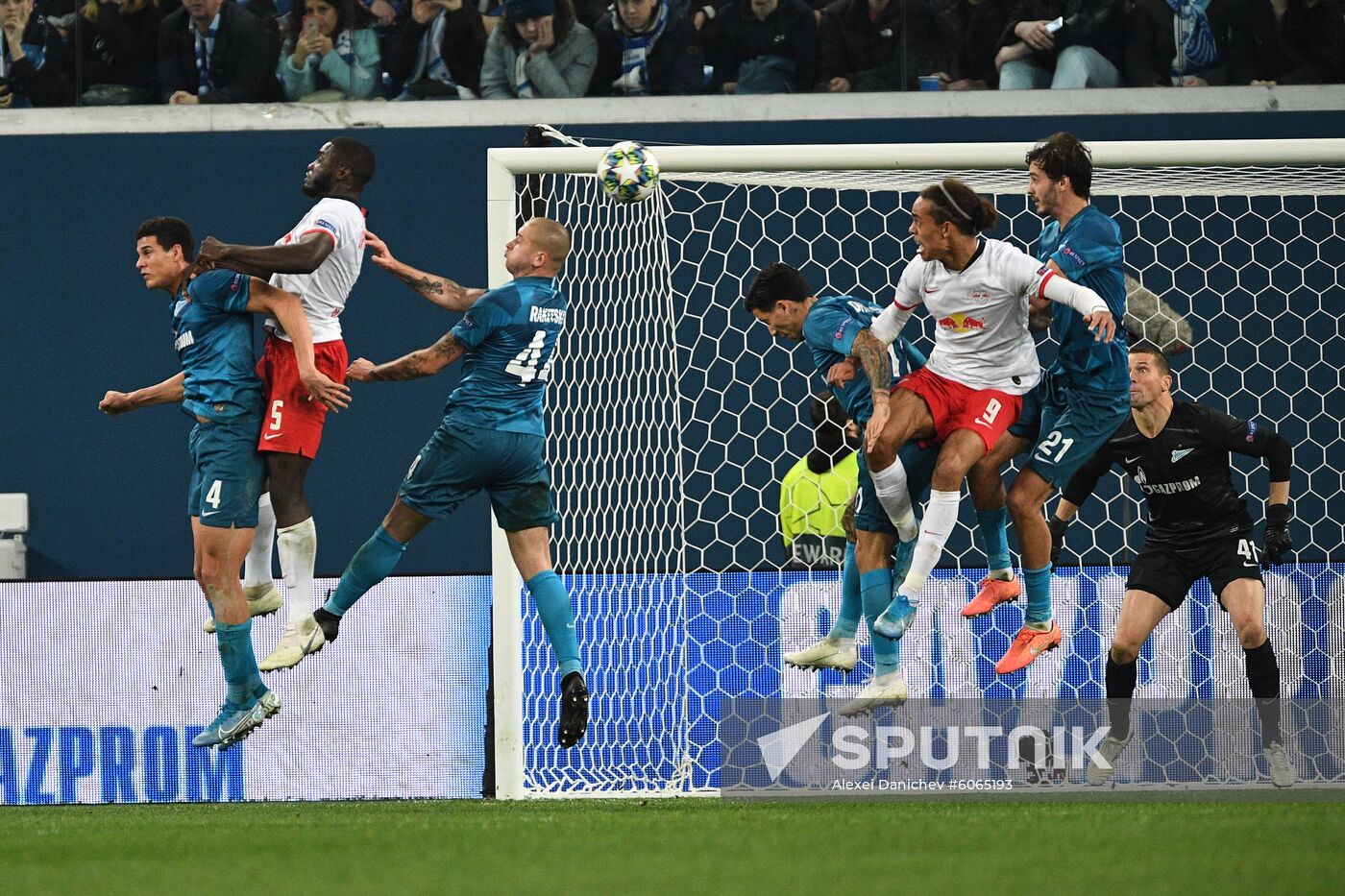 Russia Soccer Champions League Zenit - Leipzig