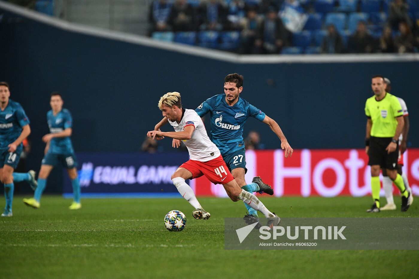 Russia Soccer Champions League Zenit - Leipzig
