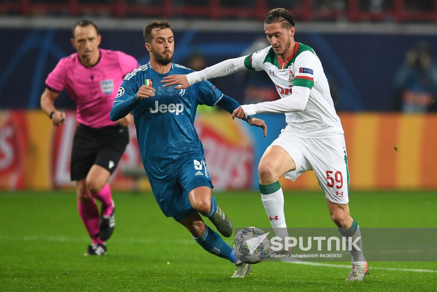 Russia Soccer Champions League Lokomotiv - Juventus