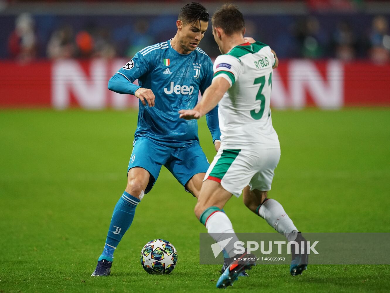 Russia Soccer Champions League Lokomotiv - Juventus