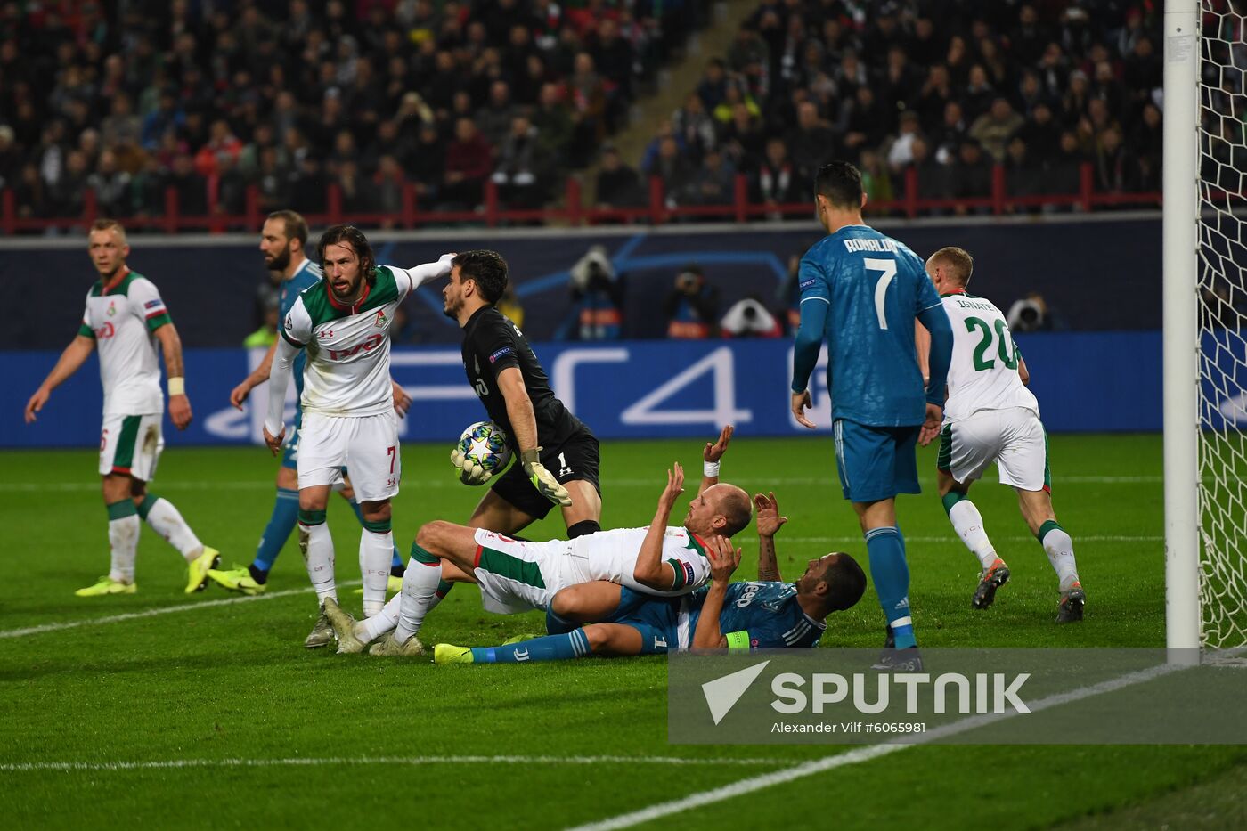 Russia Soccer Champions League Lokomotiv - Juventus