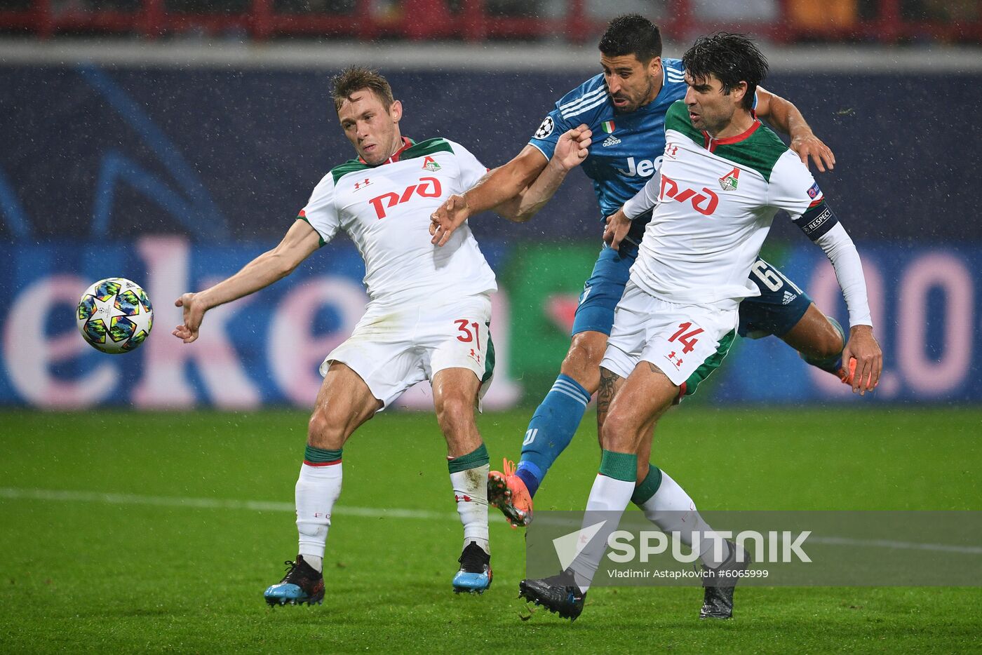 Russia Soccer Champions League Lokomotiv - Juventus