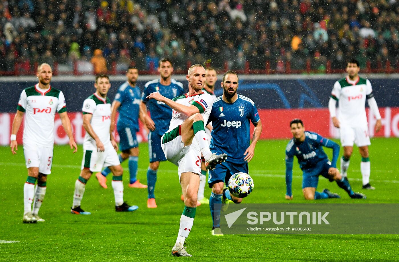 Russia Soccer Champions League Lokomotiv - Juventus