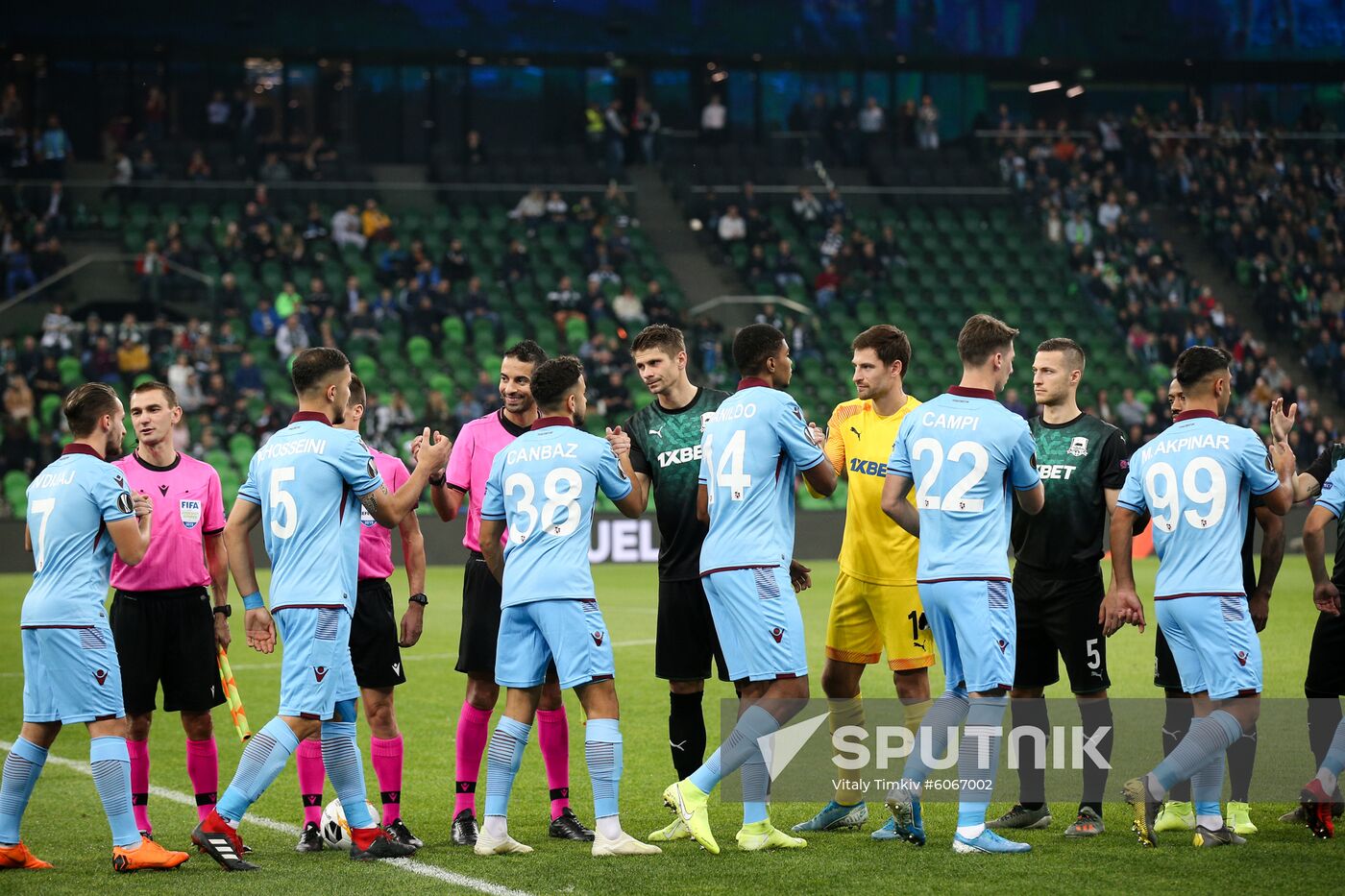 Russia Soccer Europa League Krasnodar - Trabzonspor