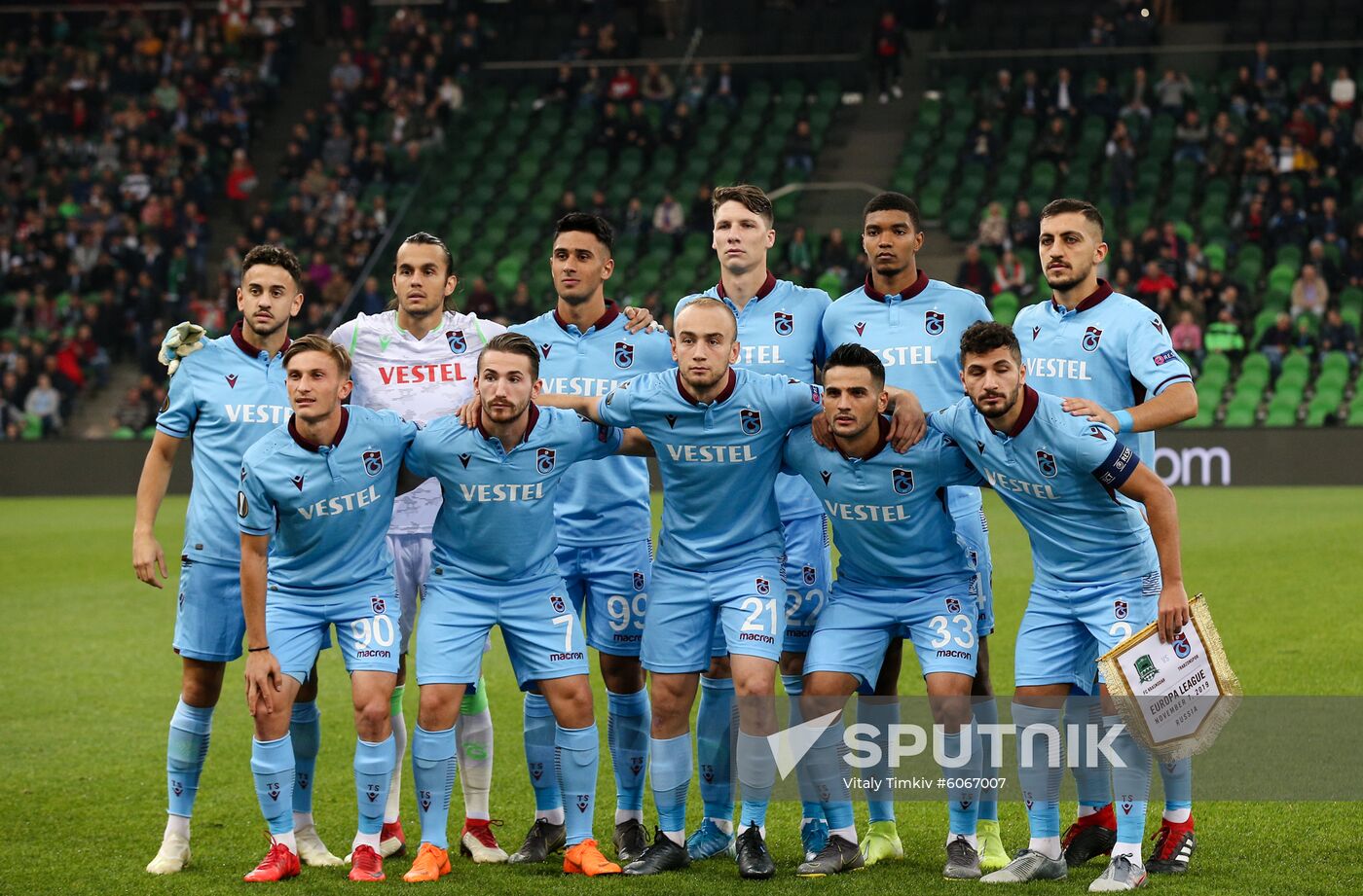 Russia Soccer Europa League Krasnodar - Trabzonspor