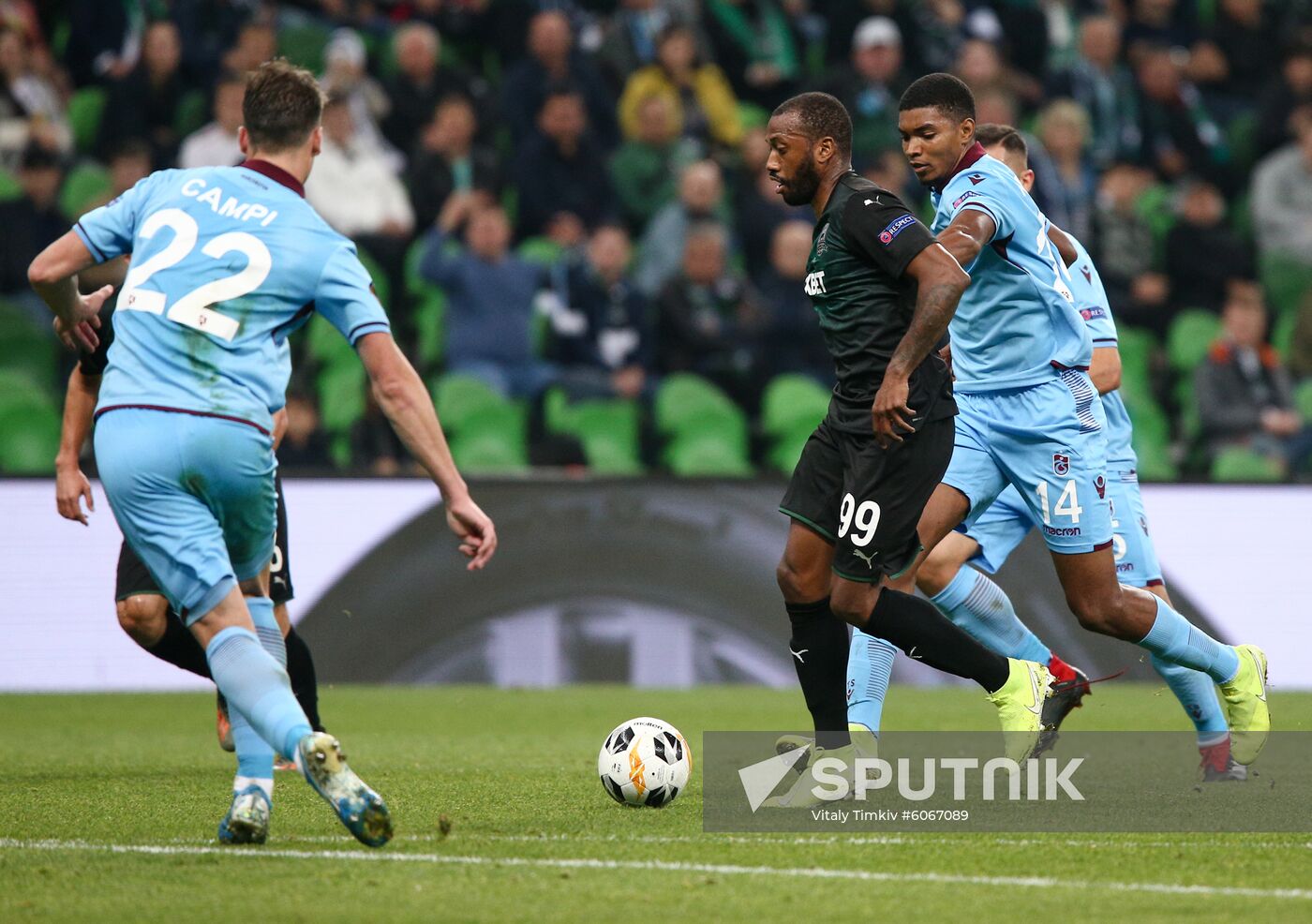 Russia Soccer Europa League Krasnodar - Trabzonspor