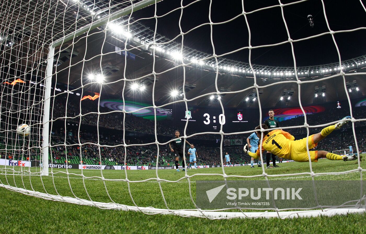 Russia Soccer Europa League Krasnodar - Trabzonspor