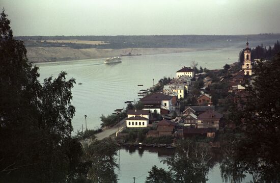 Volga River near Plyos town