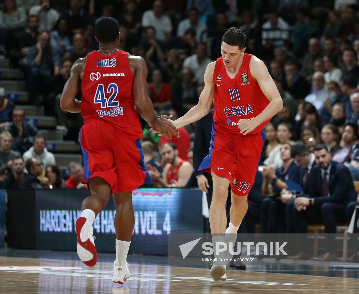 France Basketball Euroleague Asvel - CSKA