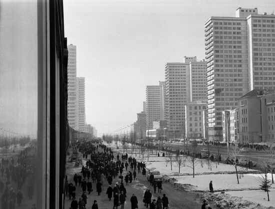 Kalinin Avenue in Moscow