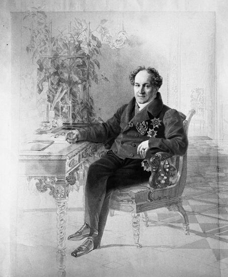 Portrait of Alexander Golitsyn by Karl Bryullov