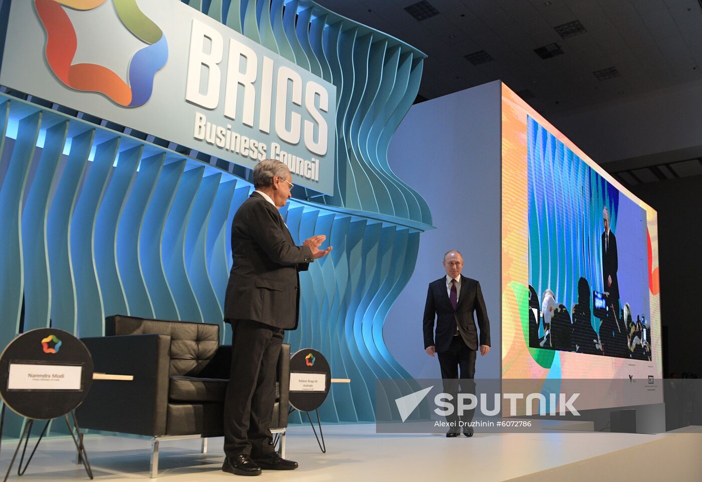 Russian President Vladimir Putin visits Brazil to attend BRICS summit