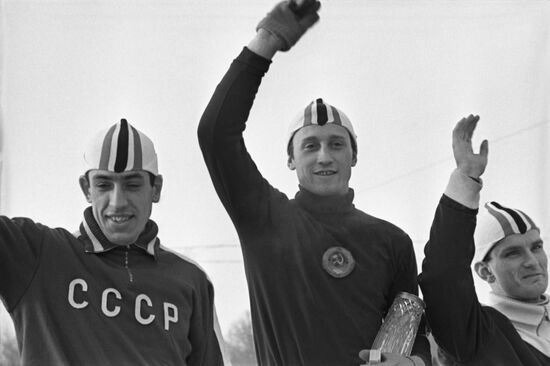 12th traditional match between USSR and Norwegian skate runners