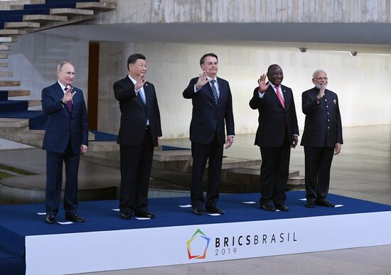 Russian President Vladimir Putin attends BRICS Summit in Brasilia