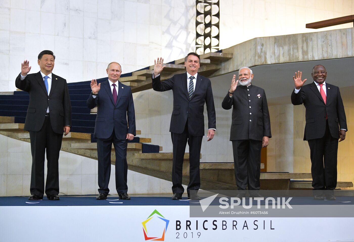 Russian President Vladimir Putin attends BRICS Summit in Brasilia