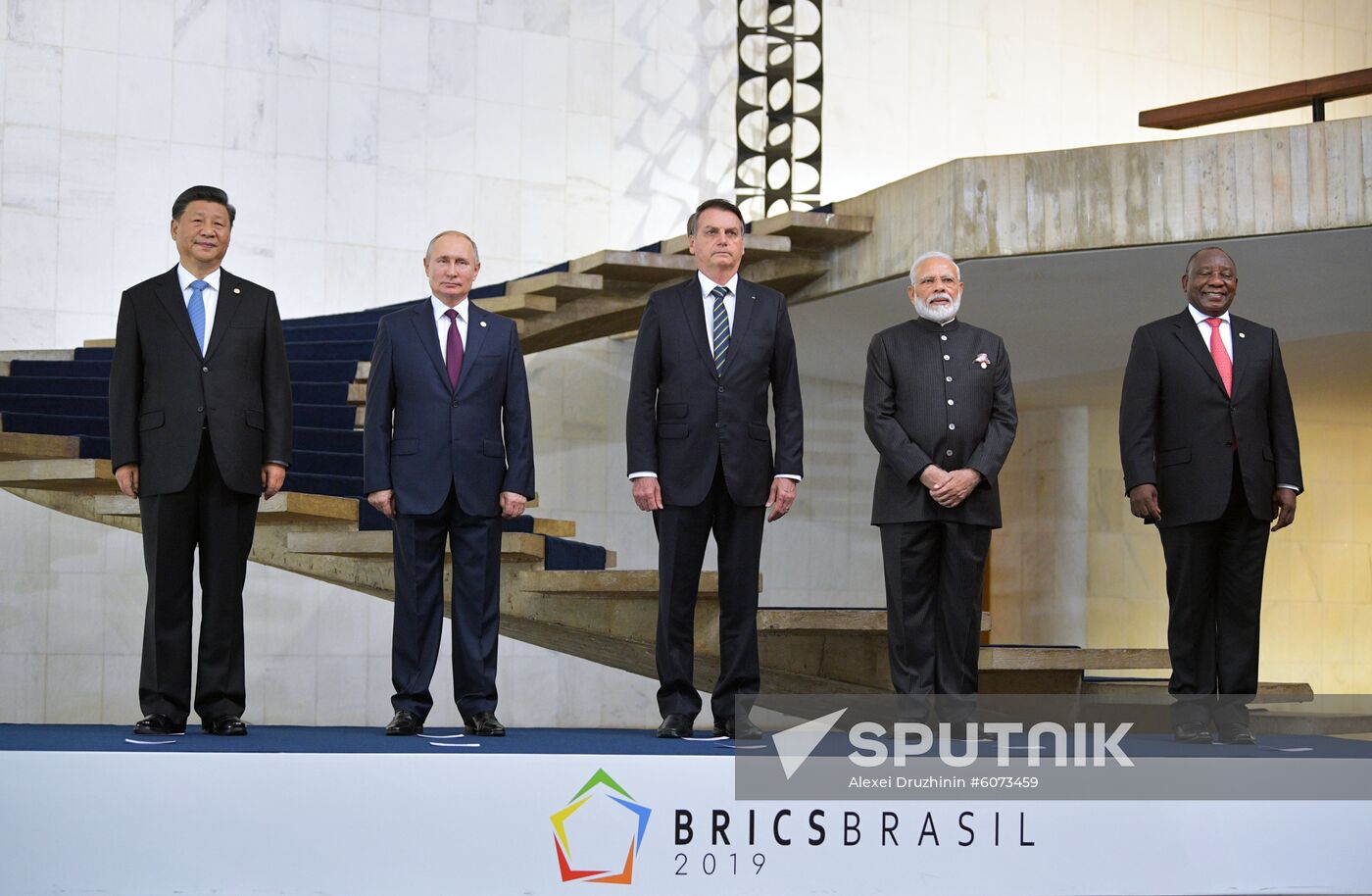 Russian President Vladimir Putin attends BRICS Summit in Brasilia
