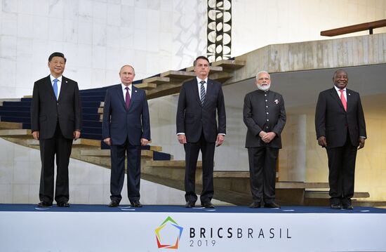 Russian President Vladimir Putin attends BRICS Summit in Brasilia