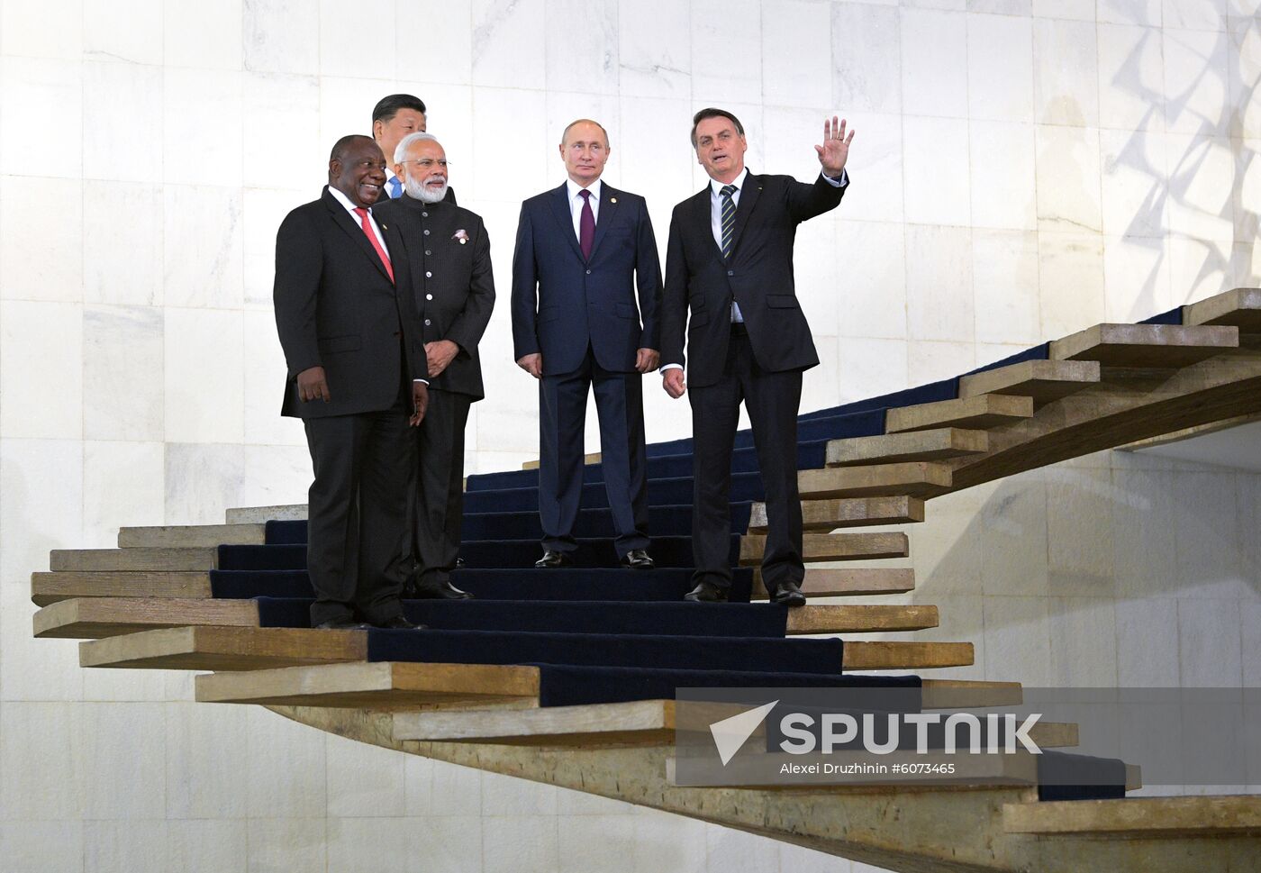 Russian President Vladimir Putin attends BRICS Summit in Brasilia