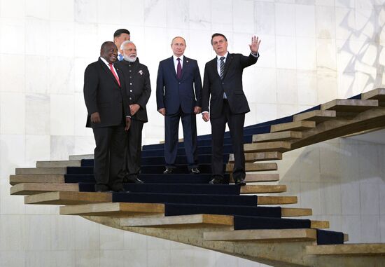 Russian President Vladimir Putin attends BRICS Summit in Brasilia